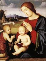 Francia, Francesco - Madonna and Child with the Infant St John the Baptist